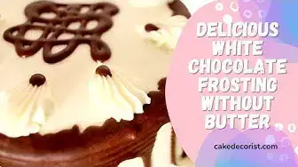 Video thumbnail for Delicious White Chocolate Frosting Without Butter