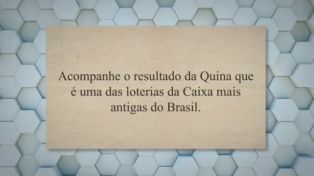 'Video thumbnail for Resultado da Quina | resultados e estatísticas diárias'