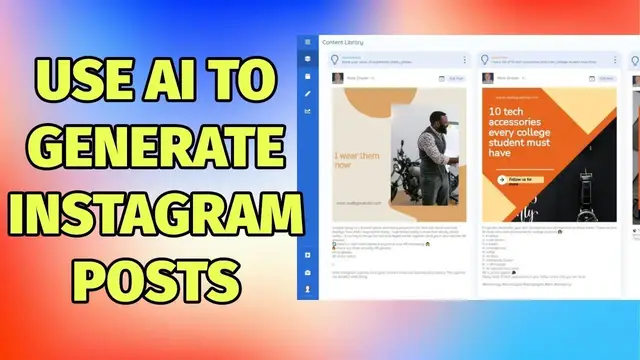 Video thumbnail for Use AI to generate Instagram posts - Predis.ai Review