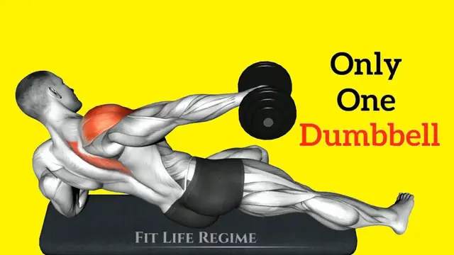 Video thumbnail for Train Your Shoulder With ONE DUMBBELL | Single Dumbbell SHOULDER WORKOUT