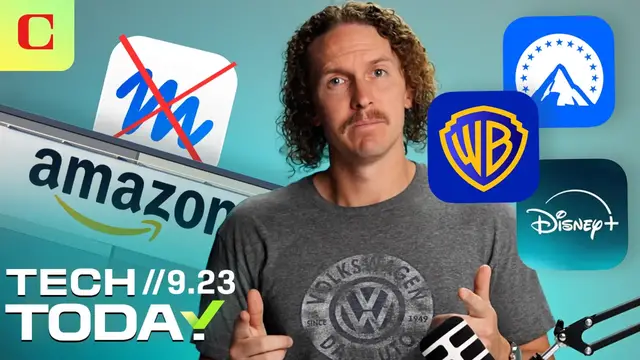 Video thumbnail for Paramount Warner Bros Merger Moves Ahead, Disney Plus' New Ads and Amazon Blocks Meta Muse | Tech Today