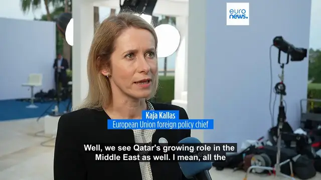 Video thumbnail for Kaja Kallas brushes off Trump's criticism of EU in interview with Euronews