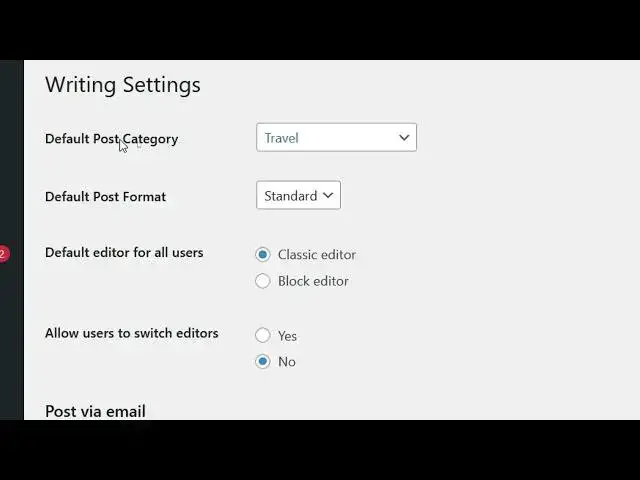 'Video thumbnail for How To Change Post Default Category On WordPress Website'