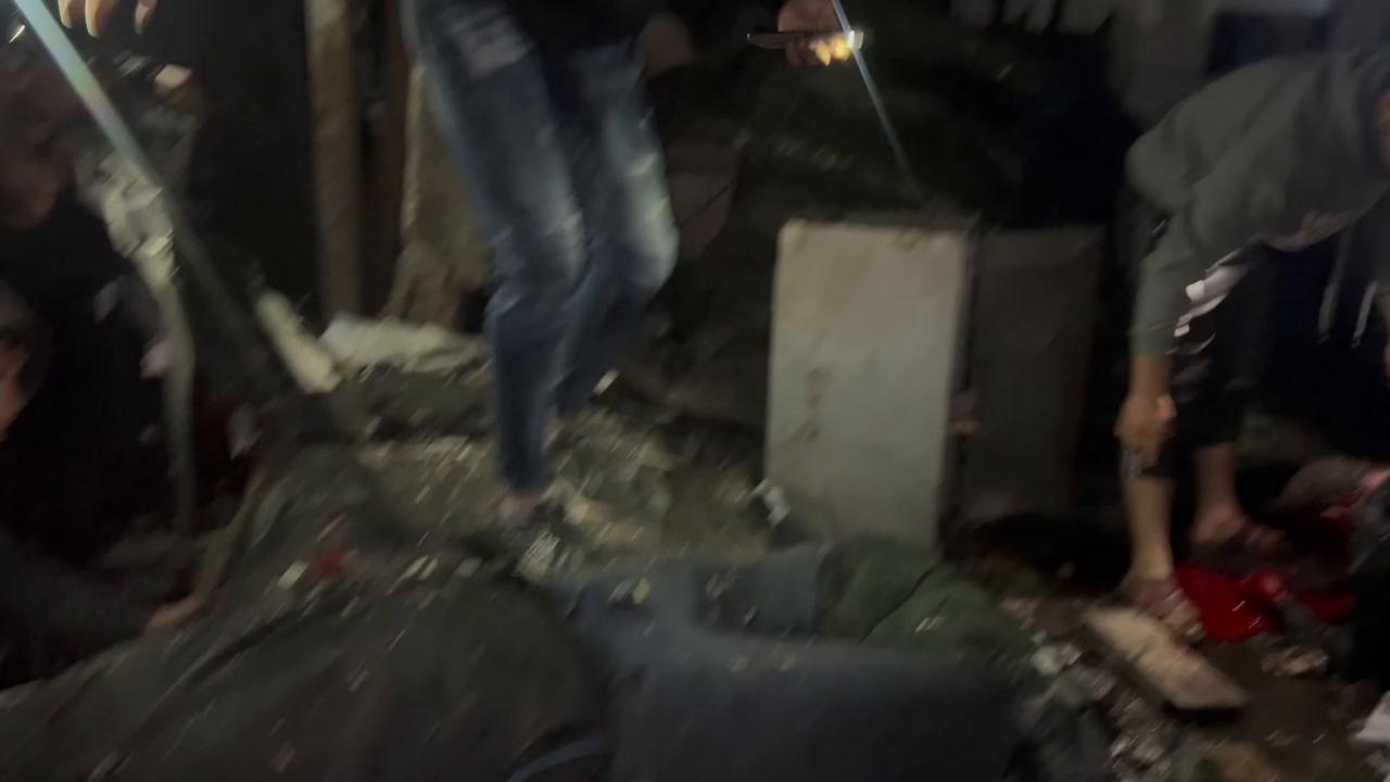 Video thumbnail for Strike Hits Al-Shati Camp Gaza.
