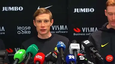 'Video thumbnail for 'I'm stronger than ever' - Vingegaard ahead of Tour de France'