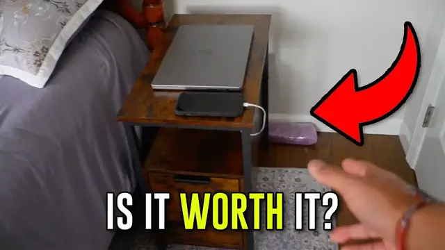 Video thumbnail for Everything To Know About The Vasagle Side Table With Charging Station