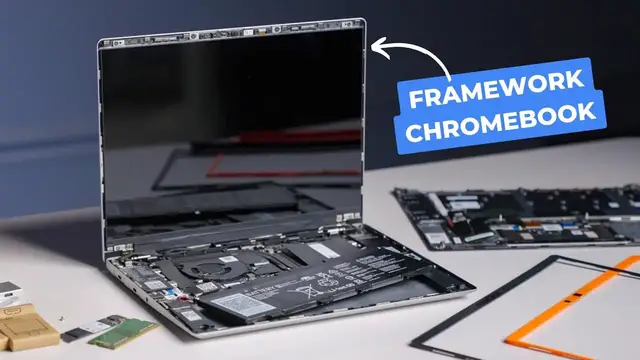 Video thumbnail for Framework Laptop Chromebook Edition Review: A Premium On Modularity