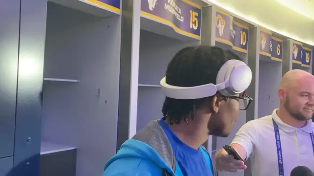 'Video thumbnail for Los Angeles Rams Brennan Presley on Mindset Going Into Big Catch'