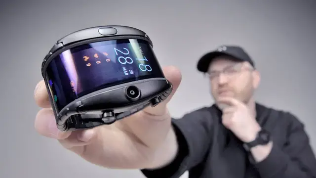 Video thumbnail for The Most Futuristic Flexible Display Phone