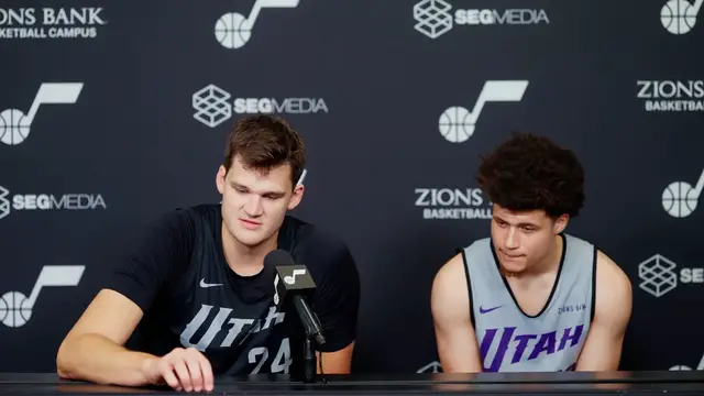 'Video thumbnail for Walker Kessler Opens Up On Utah Jazz Rookie G Walter Clayton'