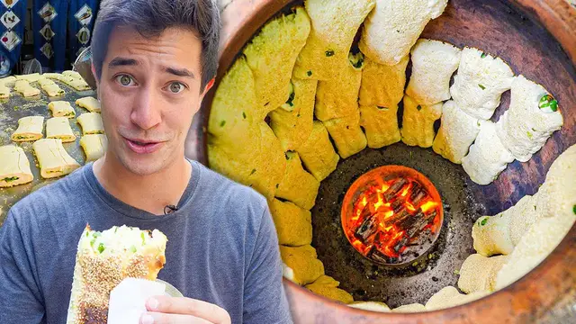 Video thumbnail for Taiwanese STREET FOODS in Taipei!! FIRE BARREL BUNS * Day & Night Food in Taiwan *
