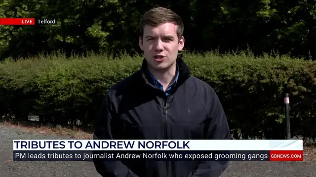 Video thumbnail for WATCH: 'Others stayed silent’ - Charlie Peters pays heartfelt tribute to journalist who exposed grooming gangs