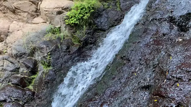 Video thumbnail for Kleiner Wasserfall im Barranco de los Cernícalos