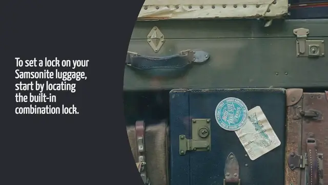 Video thumbnail for How To Set Lock On Samsonite Luggage