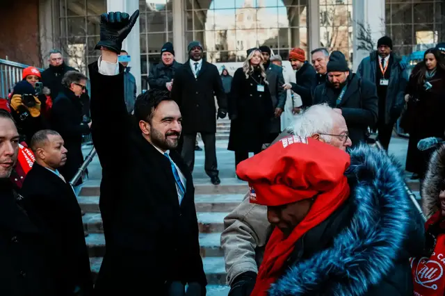 Video thumbnail for Mamdani defends Mahmoud Khalil on deportation order