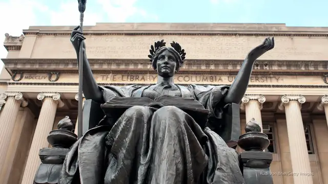 Video thumbnail for Columbia University’s interim president, Katrina Armstrong, stepping down