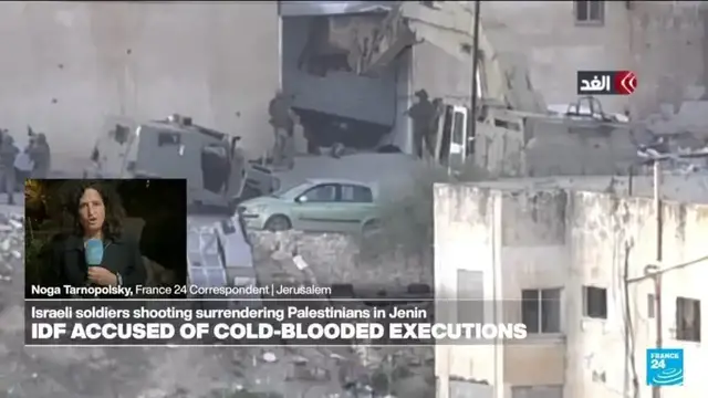 Video thumbnail for Palestinian Authority accuses Israel of 'war crime' after summary 'execution' in West Bank