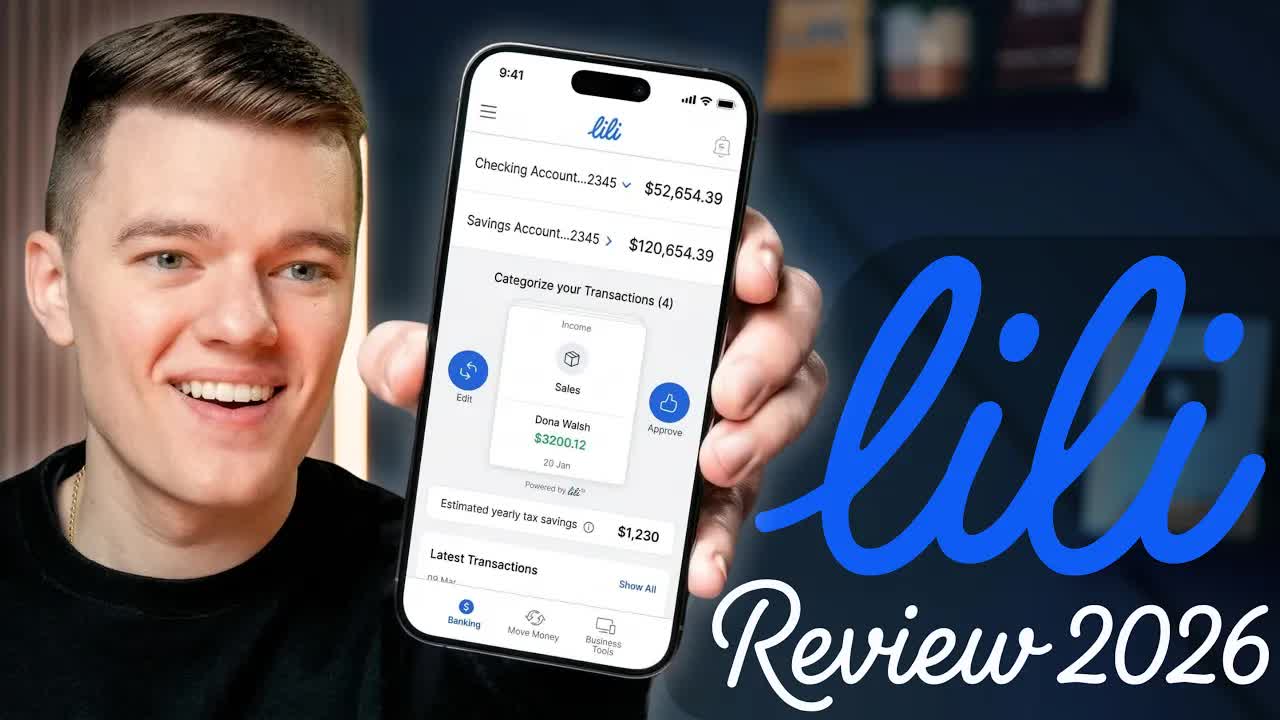 Video thumbnail for Magnified Money: Lili Review 2026 - Business Banking for Growing Businesses