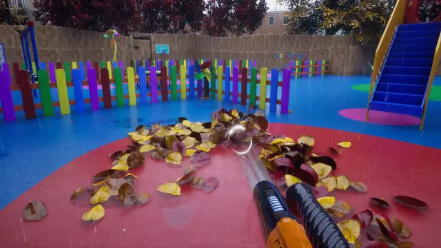 'Video thumbnail for Leaf Blower Co. - Official Steam Next Fest Trailer'
