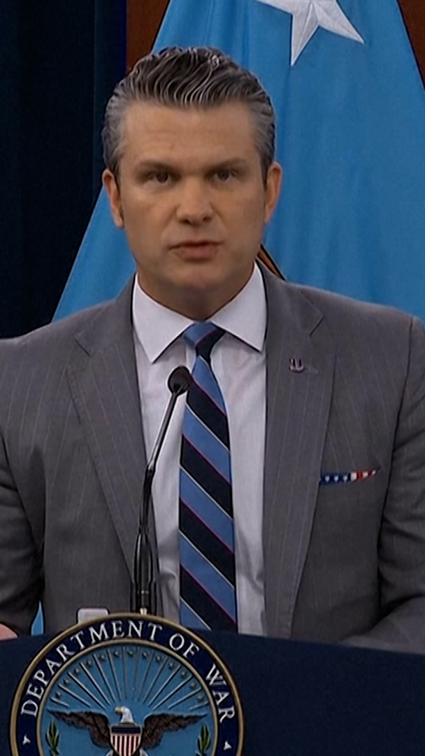 Video thumbnail for US Navy authorised to target Iranian fast boats in Strait of Hormuz