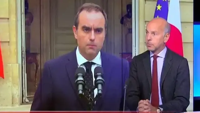 'Video thumbnail for French PM Lecornu resigns, Marine Le Pen calls for snap elections'