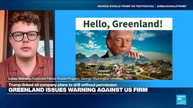 Video thumbnail for Greenland issues warning against US oil drilling on its territory