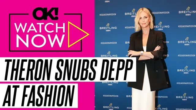 'Video thumbnail for Did Charlize Theron Snub Johnny Depp? Actress Walks Right Past Movie Star at Paris Fashion Week Show: Watch'