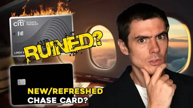 Video thumbnail for Ben Hedges: citi strata premier changes & new chase credit card options!