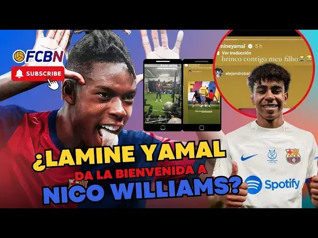 'Video thumbnail for 🔥 BARÇA - DESCUBRE la SORPRESA de LAMINE YAMAL para NICO WILLIAMS'