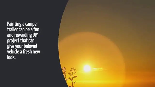 Video thumbnail for How To Paint A Camper Trailer