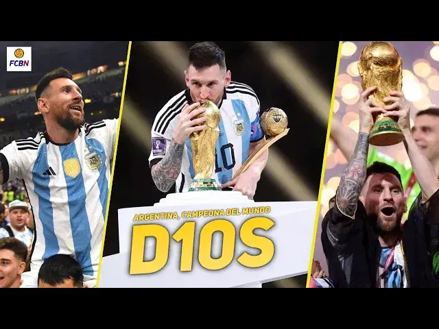'Video thumbnail for 🚨 ARGENTINA, CAMPEONA DEL MUNDO 🚨 MESSI, MVP del MUNDIAL ▪ PALMARÉS de LEYENDA ▪ LAPORTA LO FELICITA'