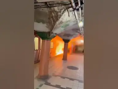 'Video thumbnail for Subway Fire in Jersey City, NJ'