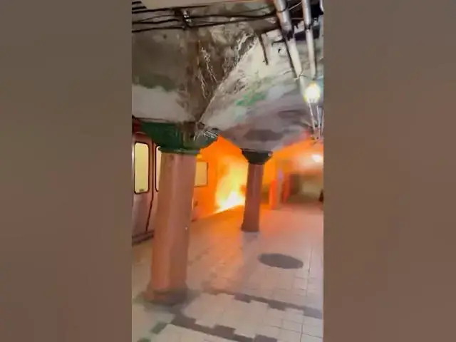 'Video thumbnail for Subway Fire in Jersey City, NJ'