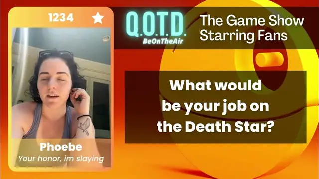 Video thumbnail for Our Favorite Answers: Phoebe is helping with PR on the Death STR!