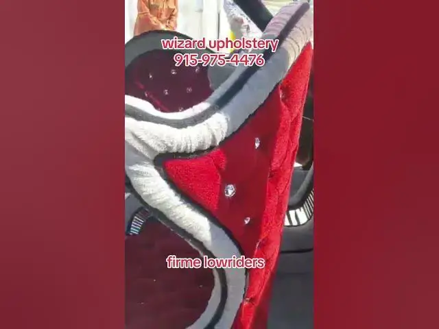 'Video thumbnail for best upholstery old school Lowrider style firme lowriders'