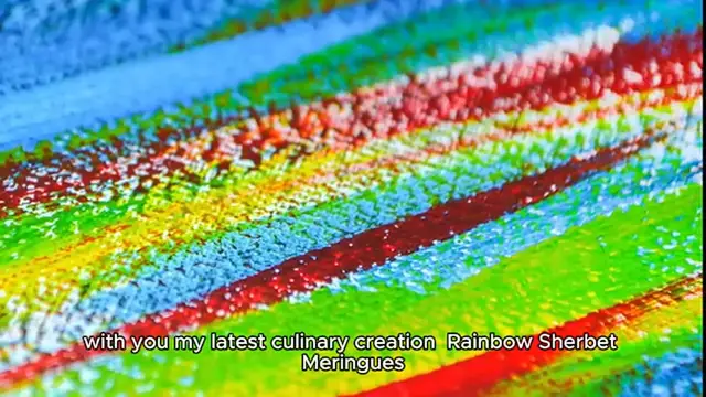 Video thumbnail for Rainbow Sherbet Meringues