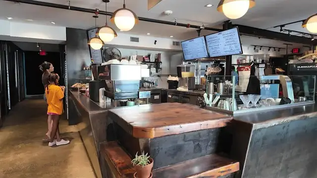 Video thumbnail for Southdown Coffee reopens in Glen Cove following fire last week