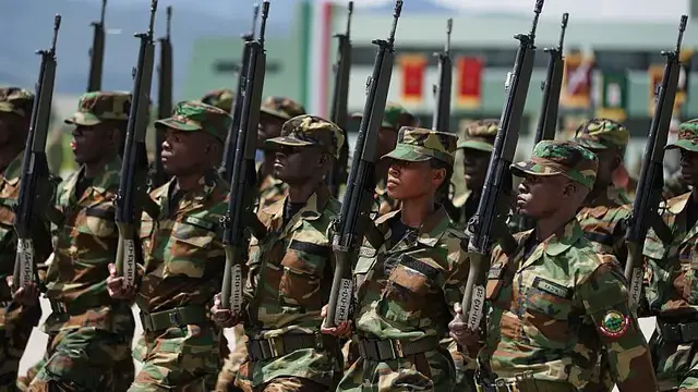 'Video thumbnail for Haitian soldiers complete mlitary training in Mexico'