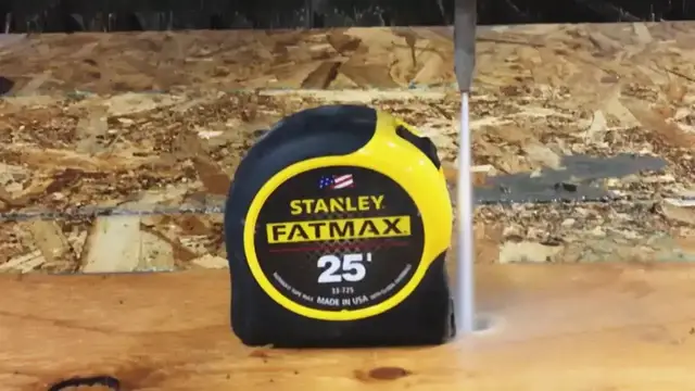 Video thumbnail for Stanley Fatmax Tape Measure: Waterjet Cutting & Strength Test