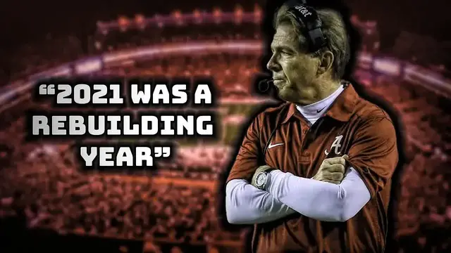 'Video thumbnail for was alabama football 2021 a rebuild year?'
