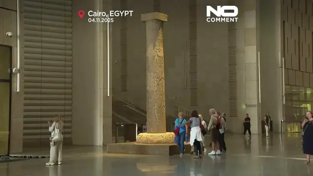 'Video thumbnail for The $1 billion Grand Egyptian Museum opens to the public, showcasing Tutankhamun treasures'