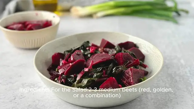 Video thumbnail for Beet salad recipe
