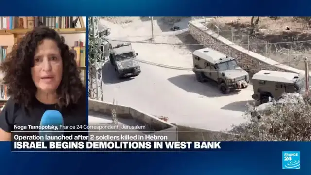 Video thumbnail for Israel begins demolitions in West Bank