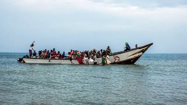 'Video thumbnail for Over 140 Ethiopian migrants presumed dead after shipwreck off Yemen'