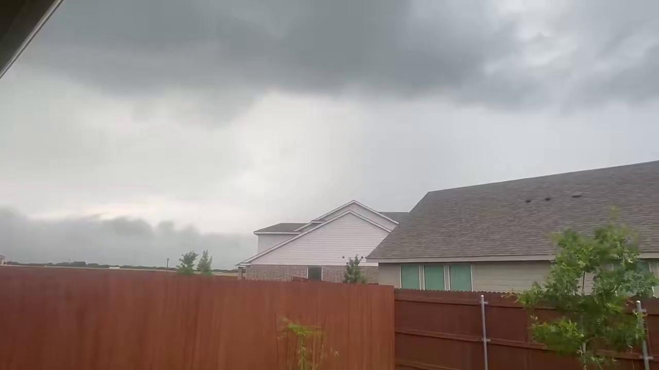 Video thumbnail for US: Storm Clouds and Thunder Move Through Springtown, Texas.