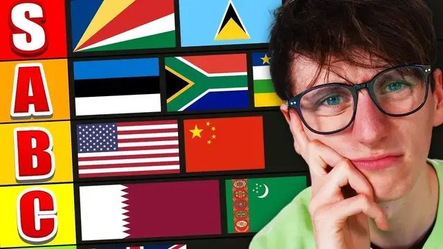 Video thumbnail for FLAGS OF THE WORLD TIER LIST