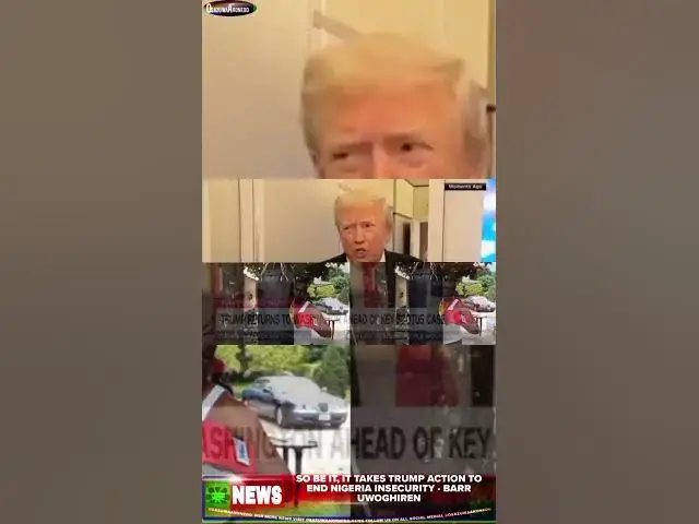 Video thumbnail for So Be It, It Takes Trump Action To End Nigeria Insecurity   Barr Uwoghiren