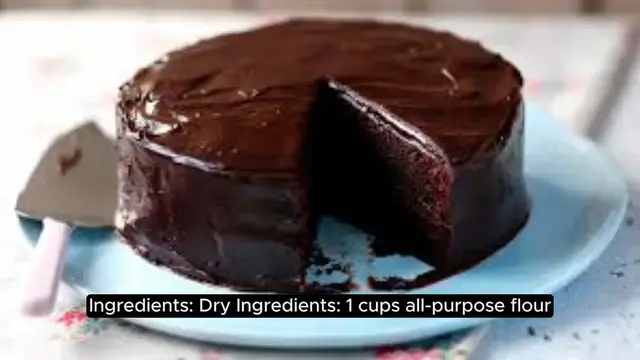 Video thumbnail for Chocolate cake recipe