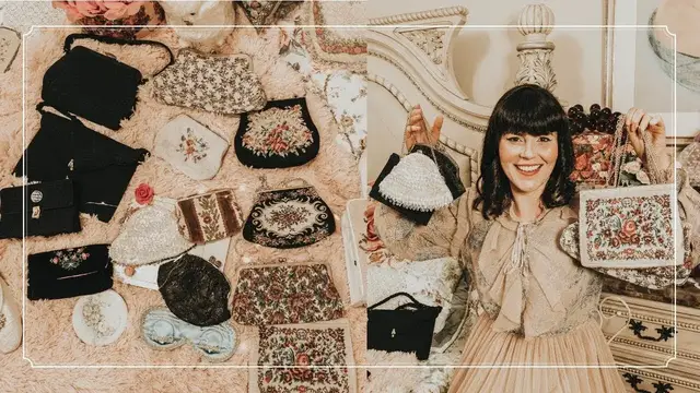'Video thumbnail for My Vintage Handbag Collection!  1920s - 1970s'