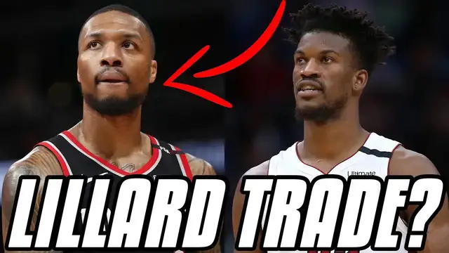 'Video thumbnail for knyt: damian lillard trade to miami heat? jimmy butler, bam adebayo & the blazers' future'